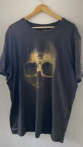 Nike Dri-FIT Black 'Skull' Graphic T-Shirt, Men's XXL